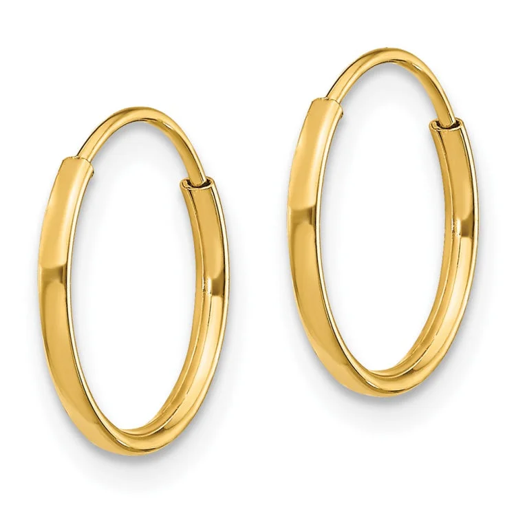 14k Madi K Endless Hoop Earrings